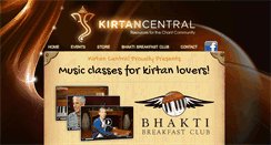 Desktop Screenshot of kirtancentral.com